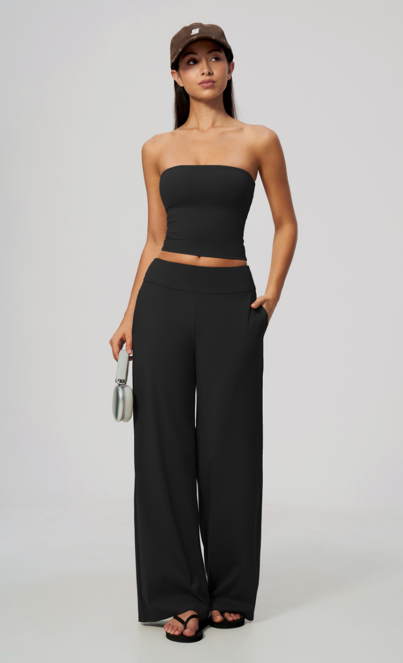 Lulu Side Pocket Wide Leg Pant