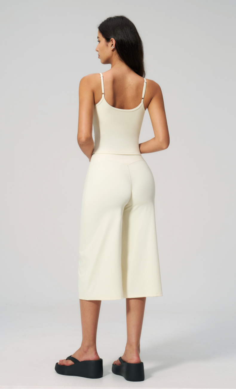 Quinn Cami Wide Leg Capri Workout Set