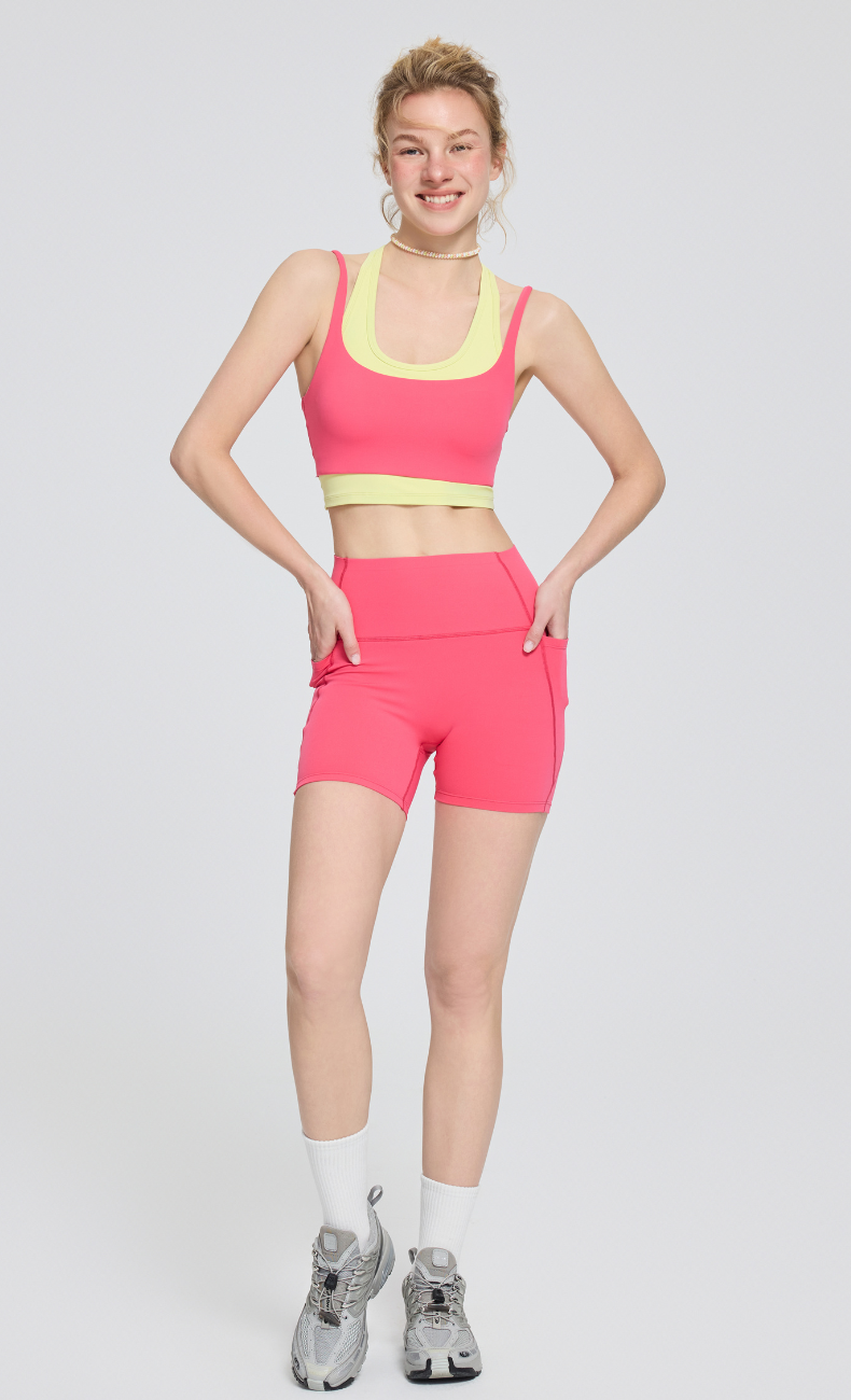 Jenny High-Waisted Biker Short with Pockets