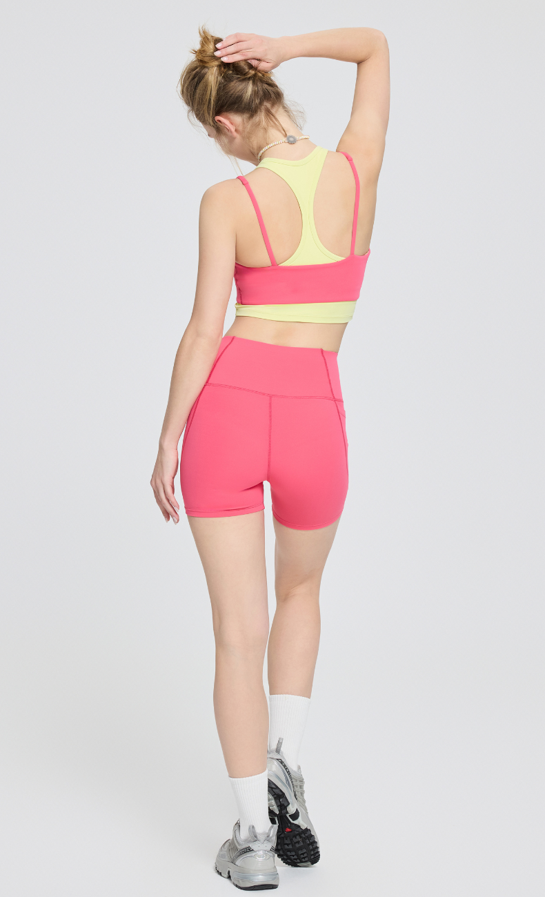 Jenny High-Waisted Biker Short with Pockets