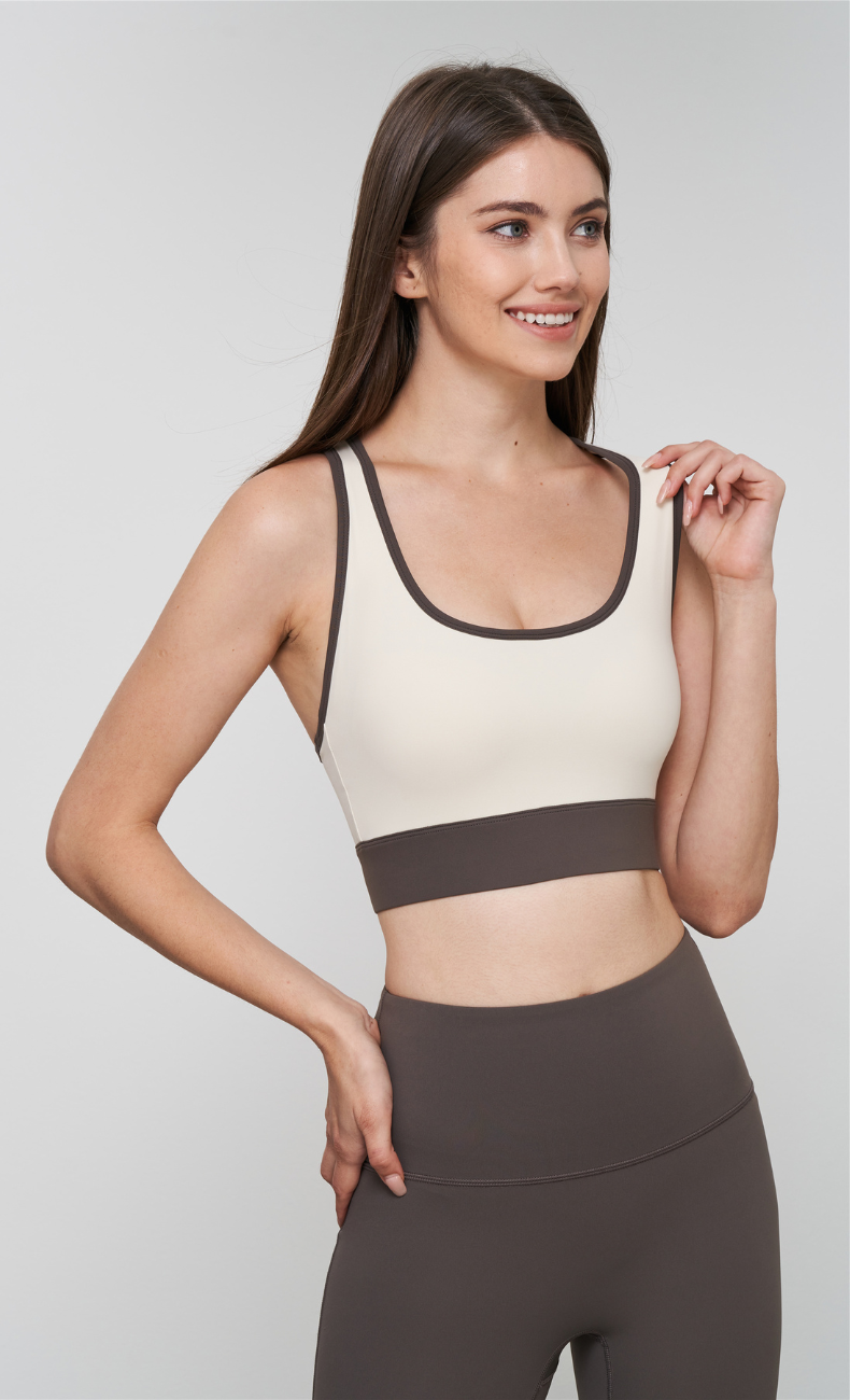 Clara Open Back Sports Bra - WOO YOGA