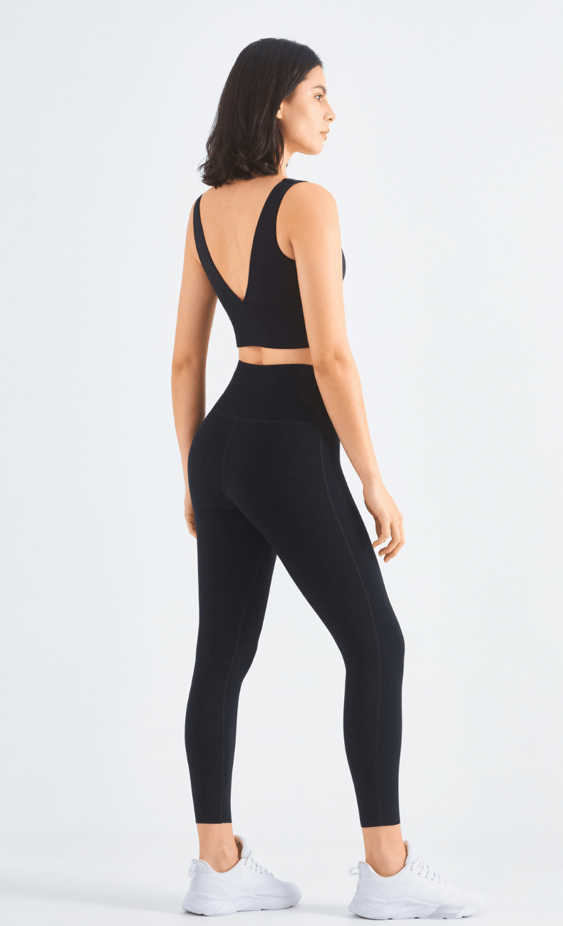WOO YOGA Matching Sets Vivian Women Luxe Stretch Workout Set 