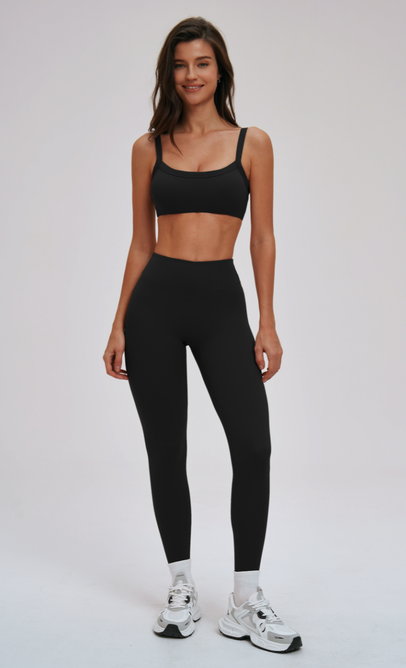 Blake Sports Bra & High Waisted Leggings Workout Set