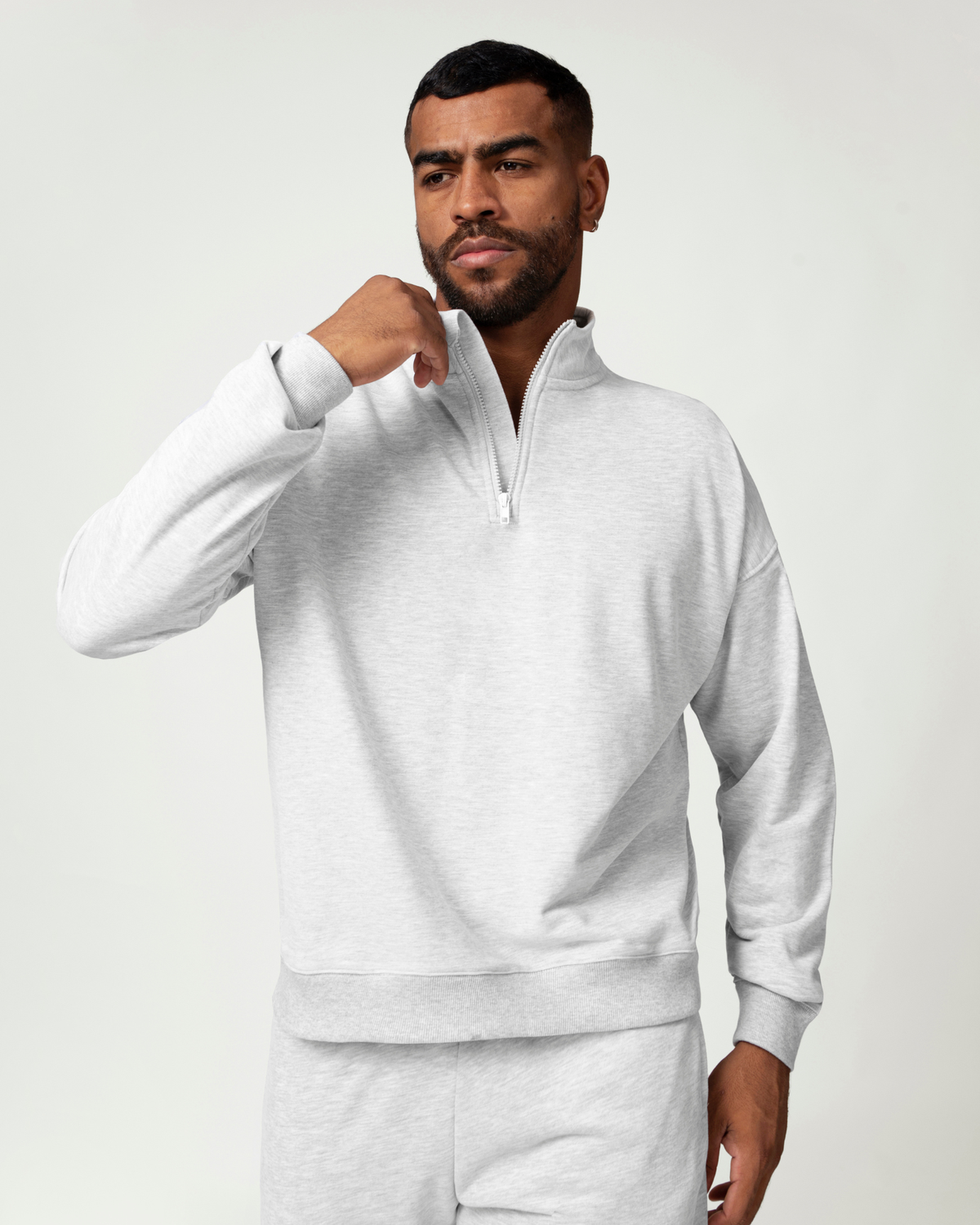 Everyday Ease Cotton Blend Men's Half Zip Pullover