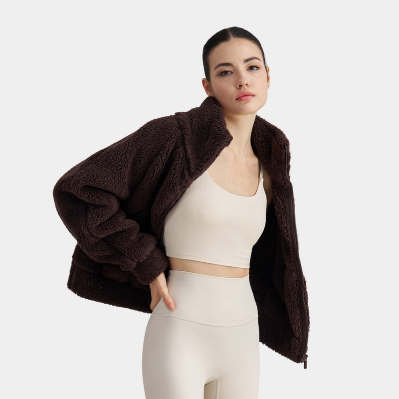 Kaia Cloud Fleece Jacket - WOO YOGA