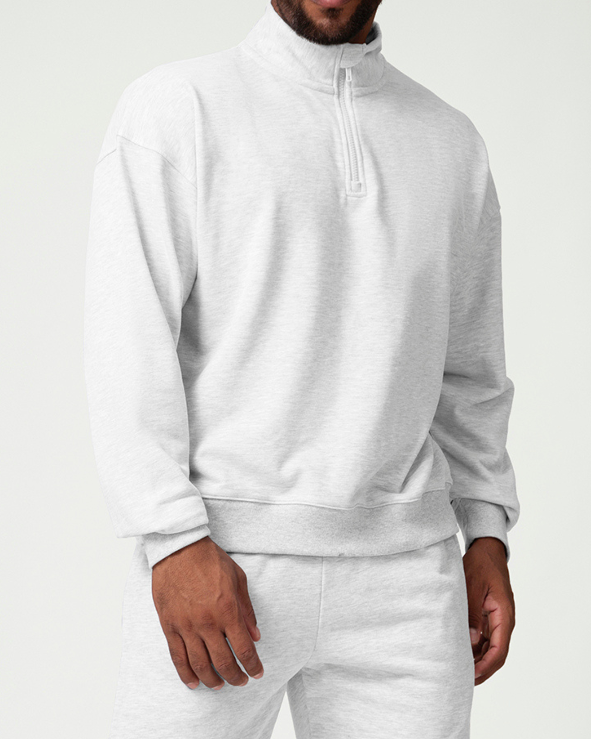 Everyday Ease Cotton Blend Men's Half Zip Pullover