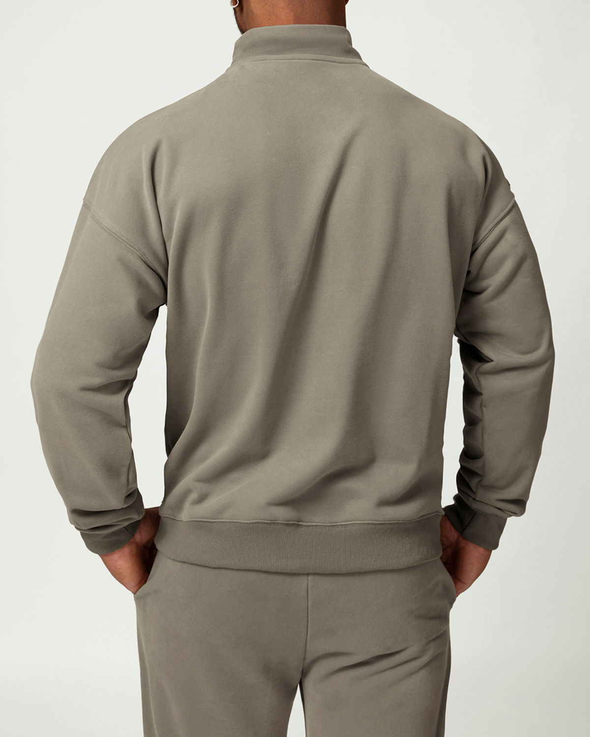 Everyday Ease Cotton Blend Men's Half Zip Pullover