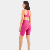 Lily 8" Seamless High-waist Short - Pink Lychee