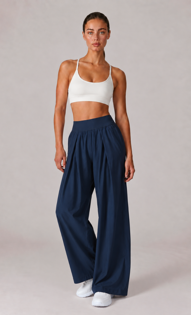 Clara High Waisted Wide Leg Pant
