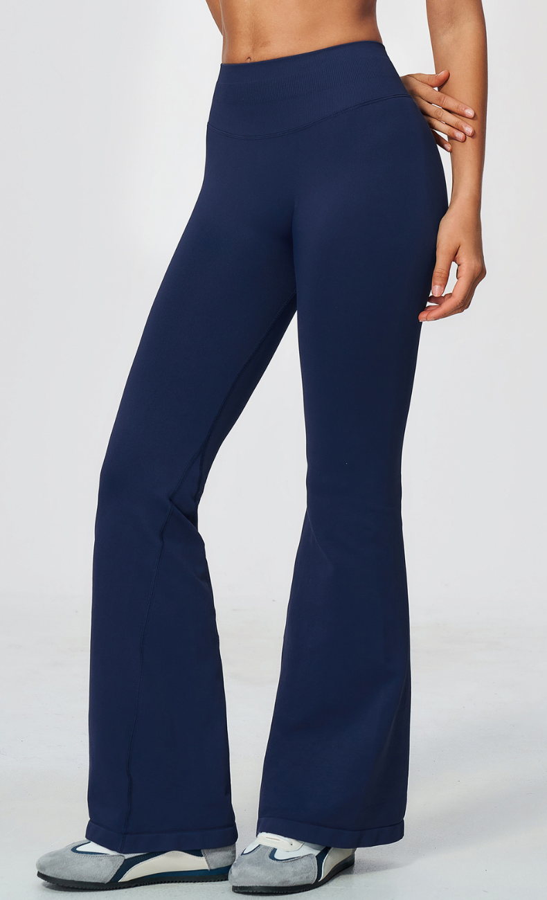 Malia Ribbed High Waisted Flare Legging