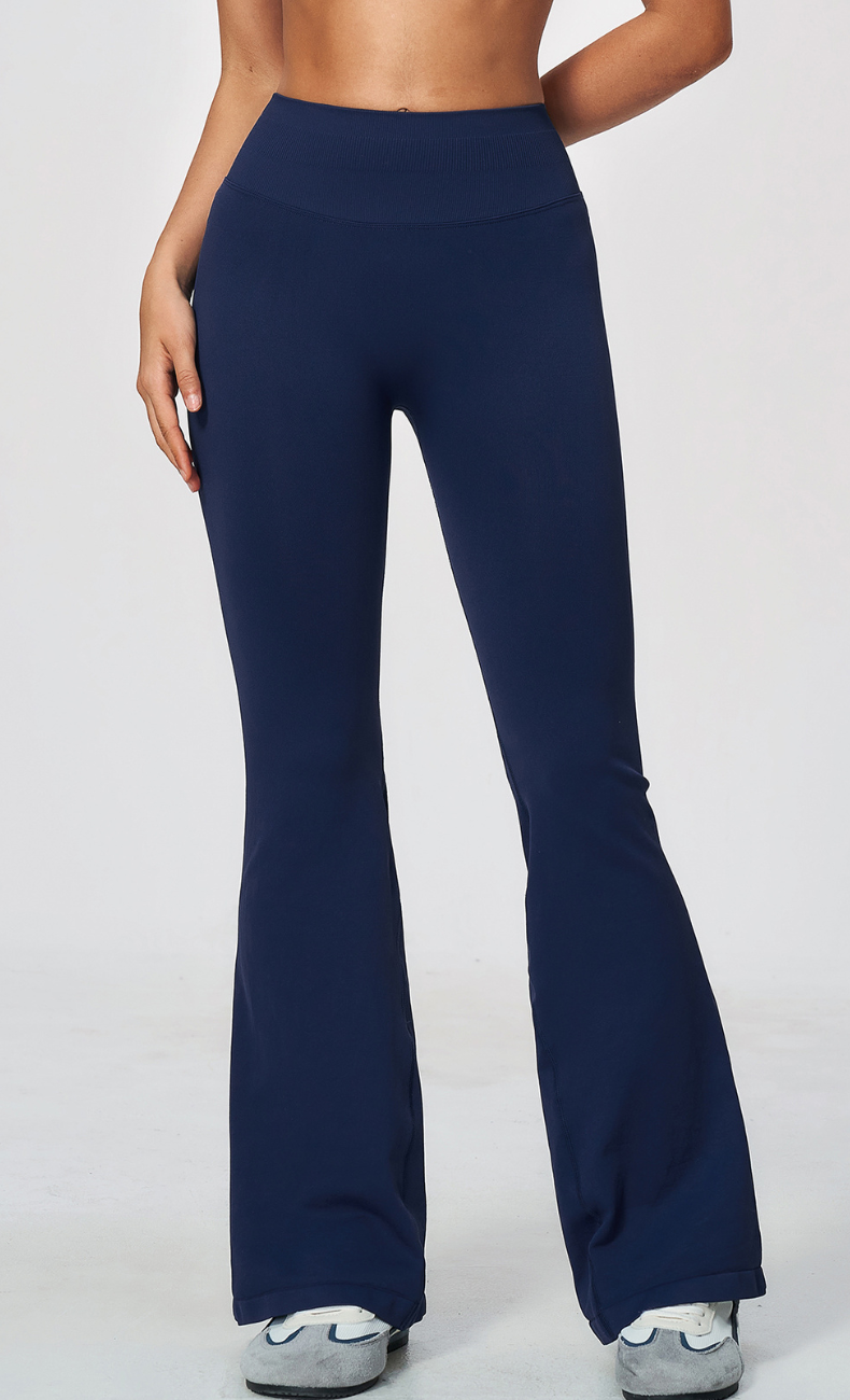 Malia Ribbed High Waisted Flare Legging