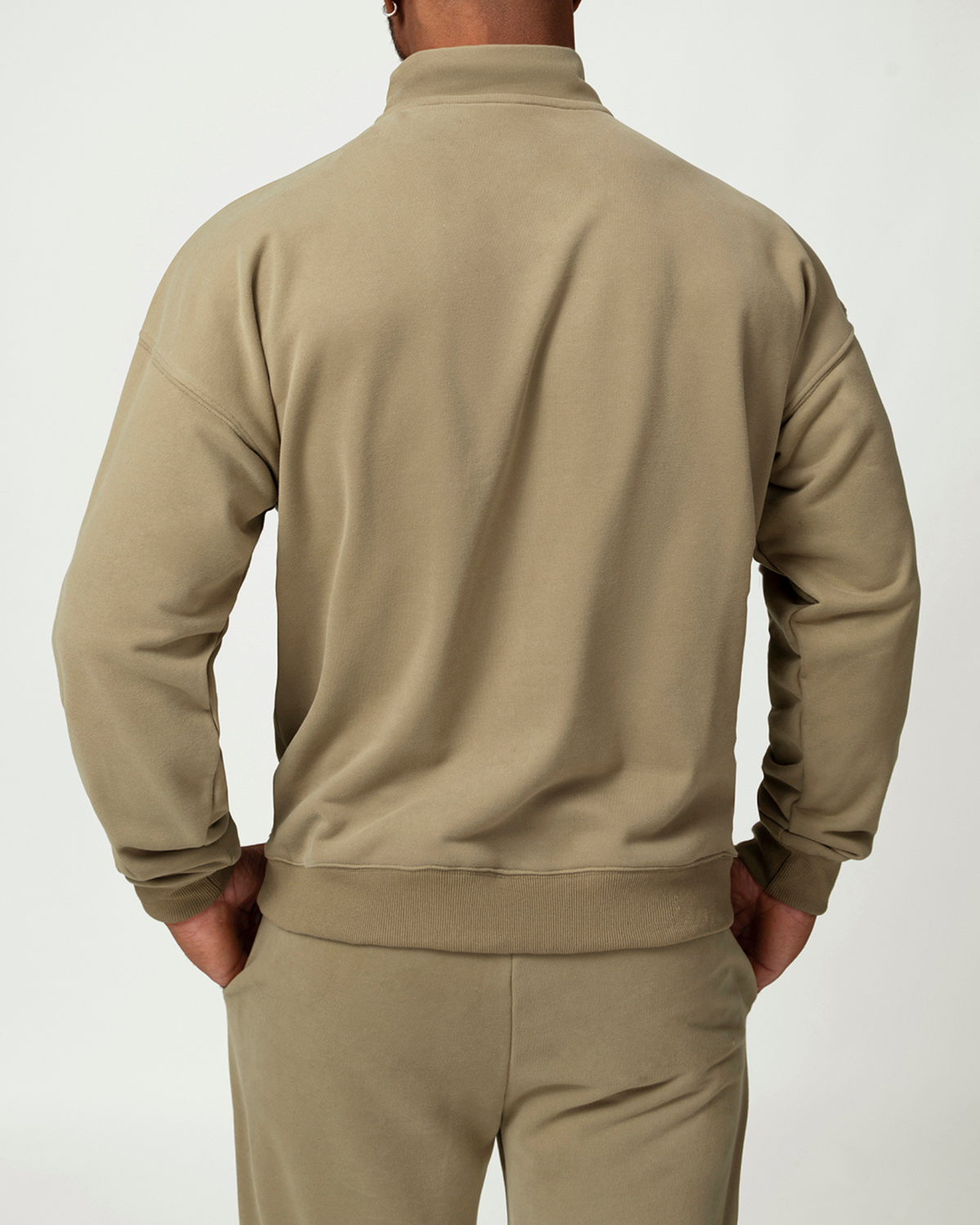 Everyday Ease Cotton Blend Men's Half Zip Pullover