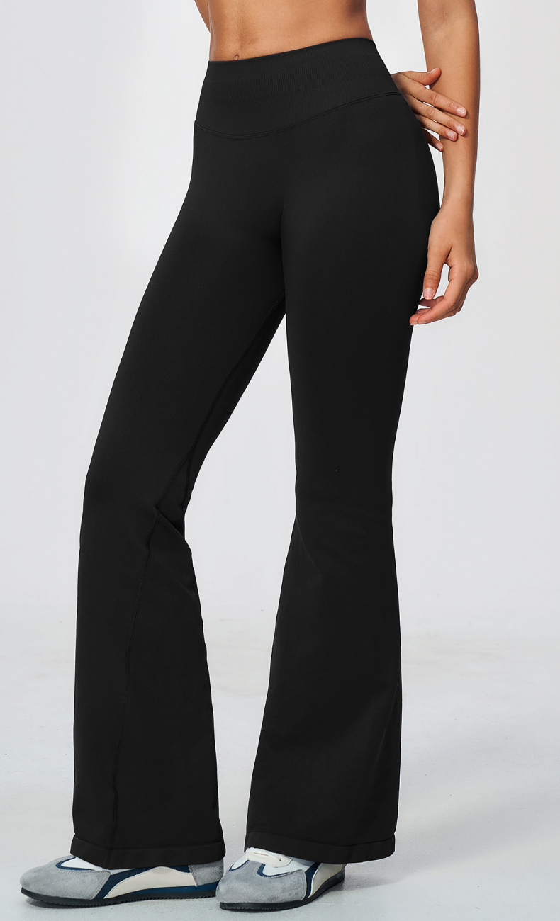 Malia Ribbed High Waisted Flare Legging