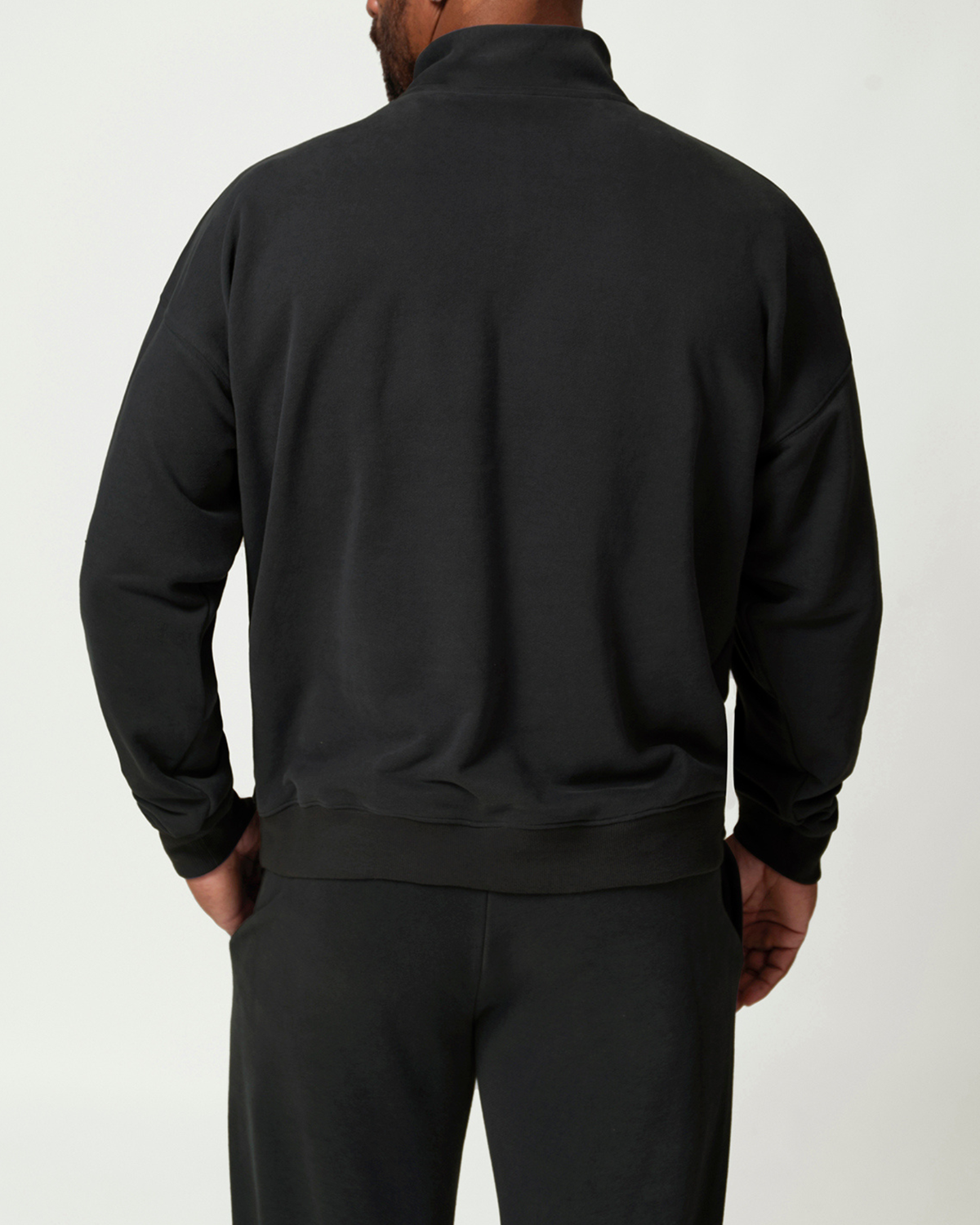 Everyday Ease Cotton Blend Men's Half Zip Pullover