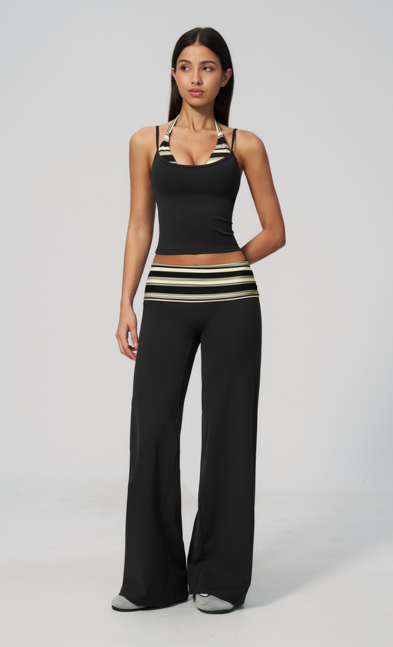 Harper Riviera Stripe Wide Leg Matching Set