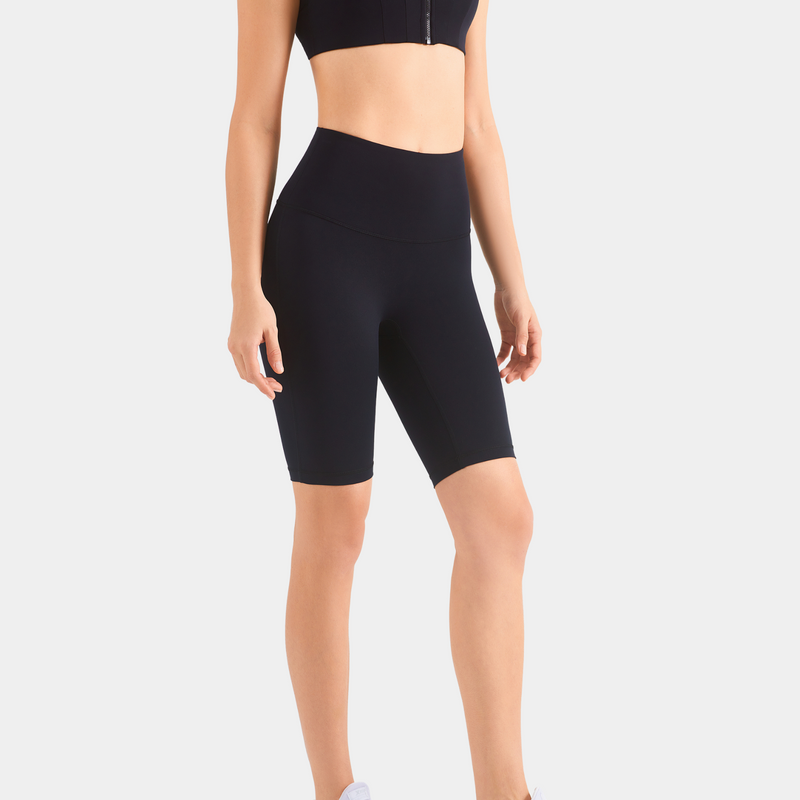 Lily 8" Seamless High-waist Short - Black