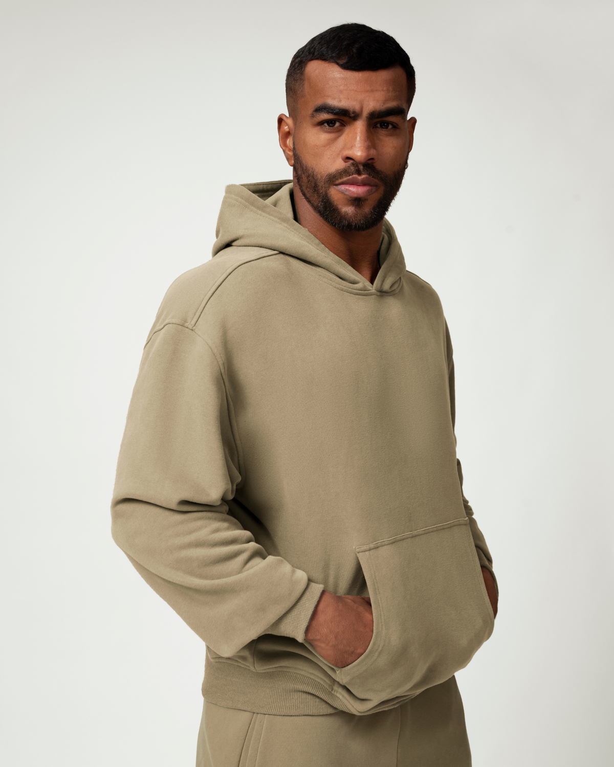 Everyday Ease Relaxed Cotton Blend Men's Hoodie