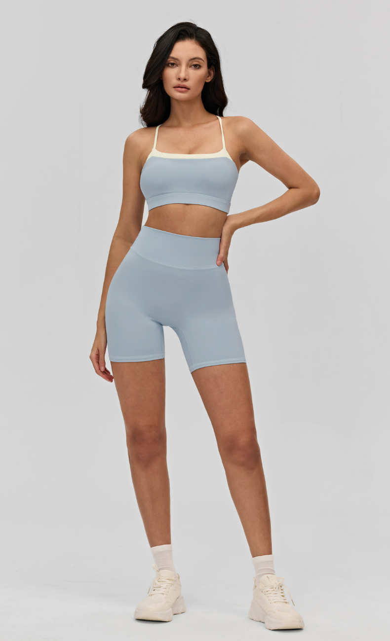 Elodie V-Waist Scrunch Butt Biker Shorts