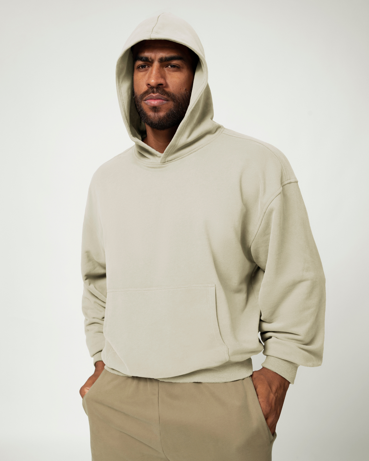 Everyday Ease Relaxed Cotton Blend Men's Hoodie