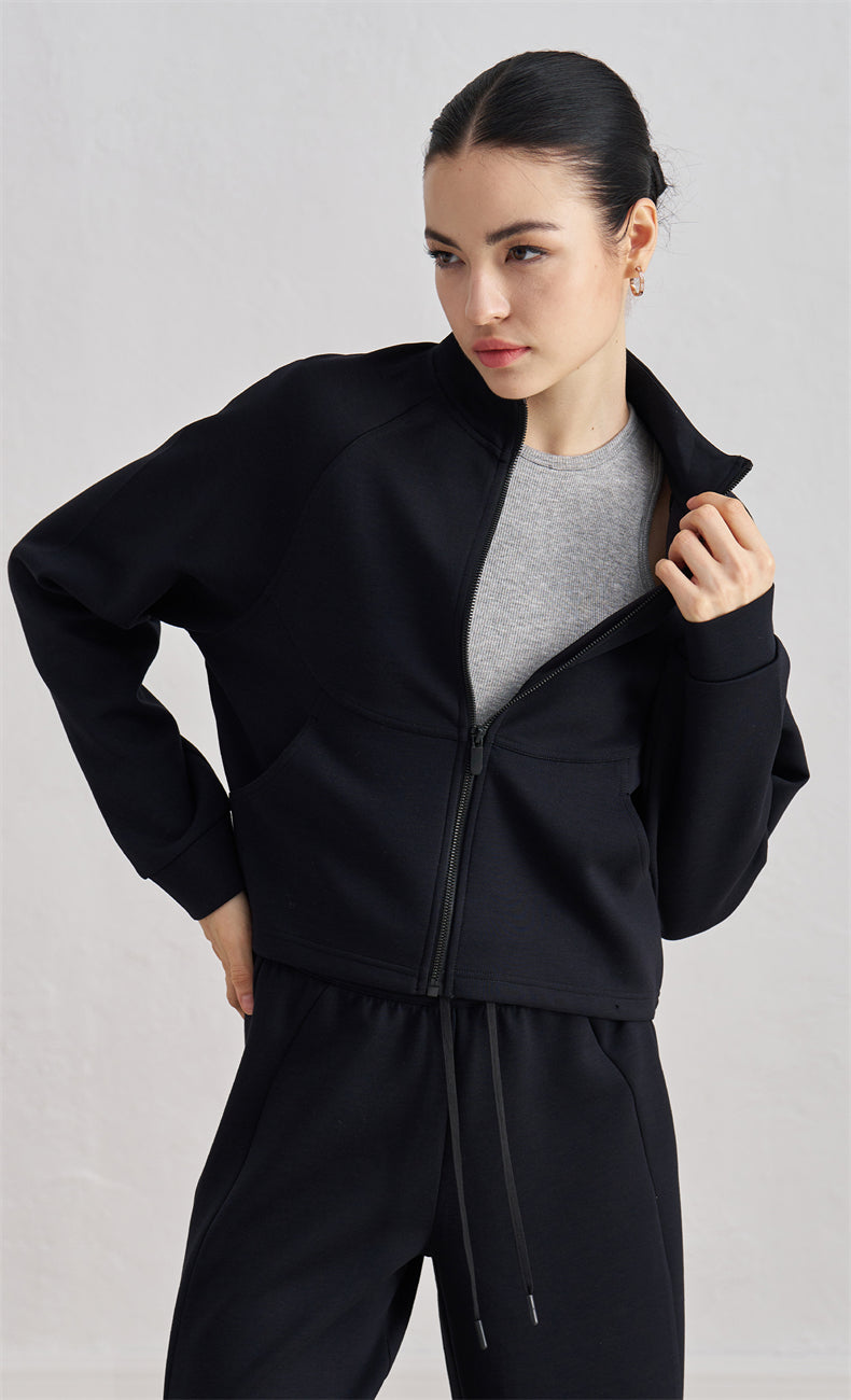 Victoria Organic Cotton Lightweight Sports Jacket - WOO YOGA