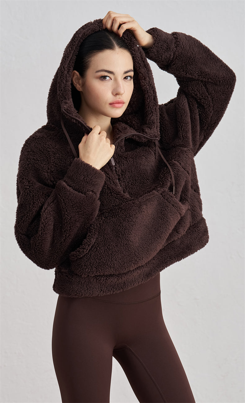 WOO YOGA - Kaia Ultra Warm Fleece Hoodie