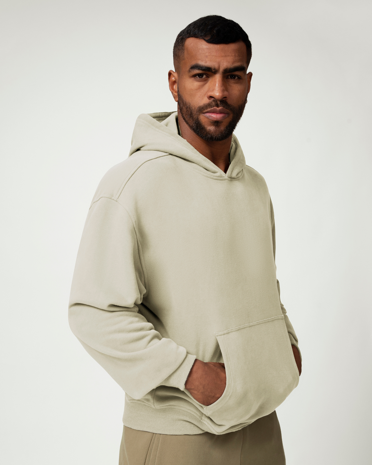 Everyday Ease Relaxed Cotton Blend Men's Hoodie