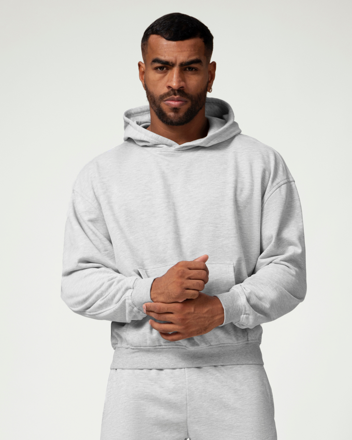 Everyday Ease Relaxed Cotton Blend Men's Hoodie