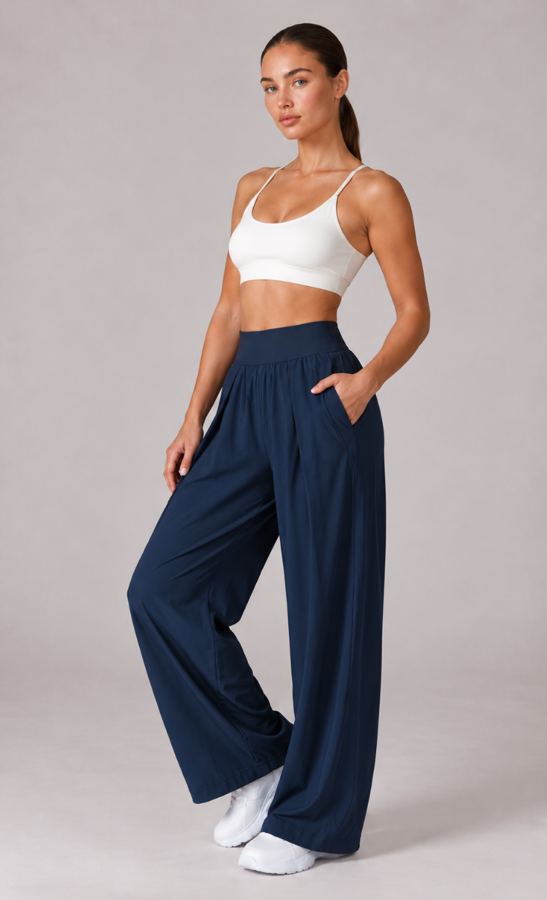 Clara High Waisted Wide Leg Pant