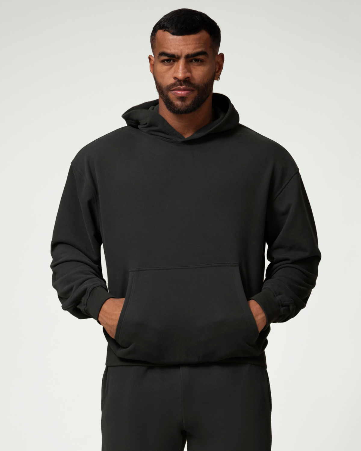 Everyday Ease Relaxed Cotton Blend Men's Hoodie