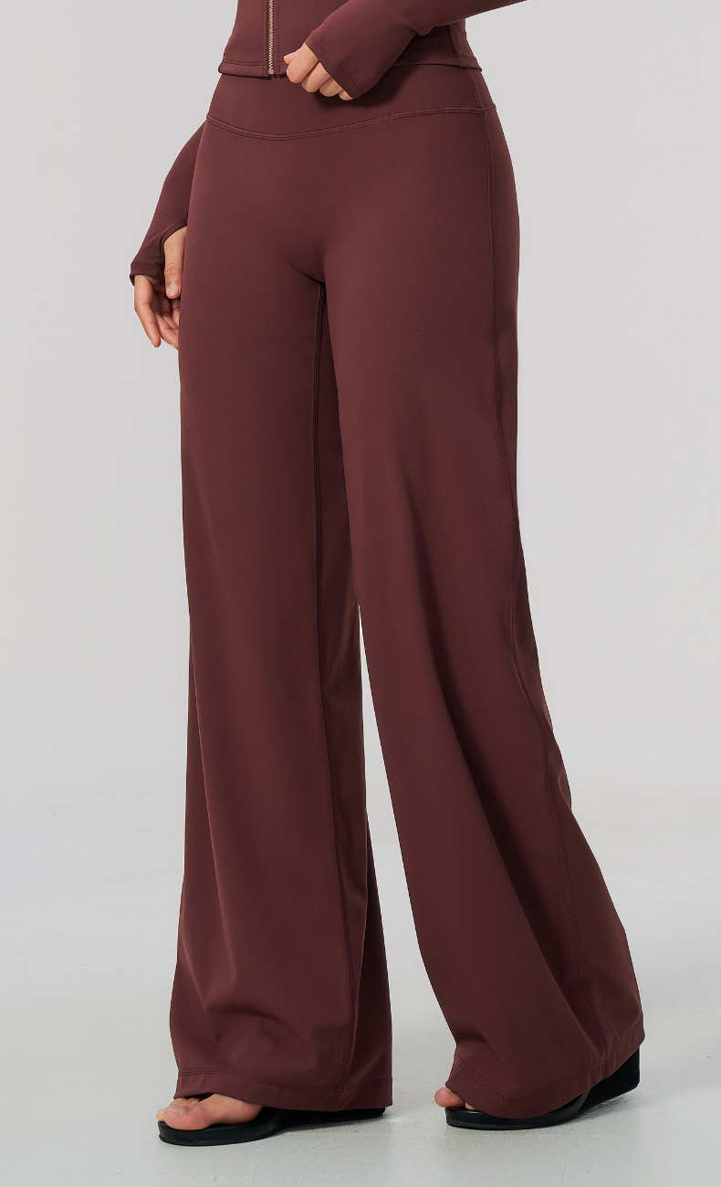 Lauren Full-Zip Jacket Wide Leg Pants Matching Set
