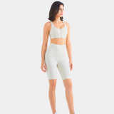 Lily 8" Seamless High-waist Short - Light Ivory