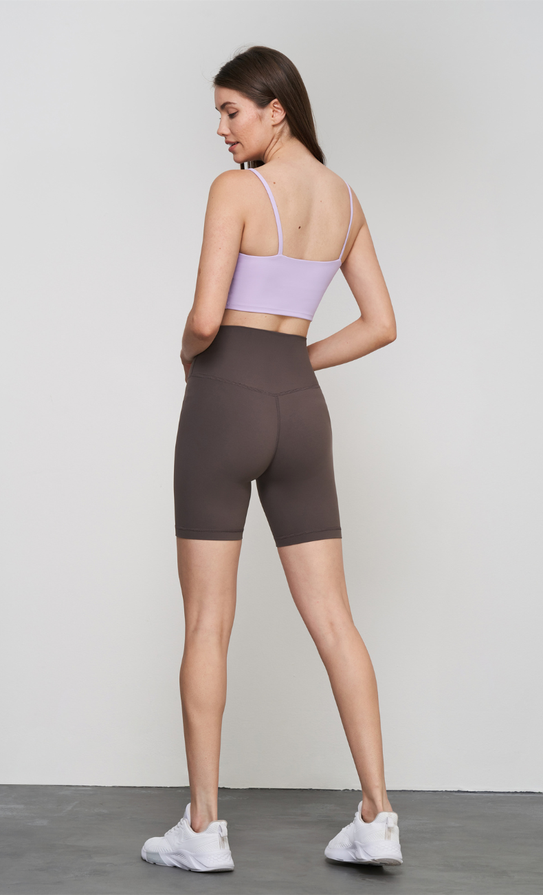 Ivy High-Waist Seamless Workout Short - WOO YOGA