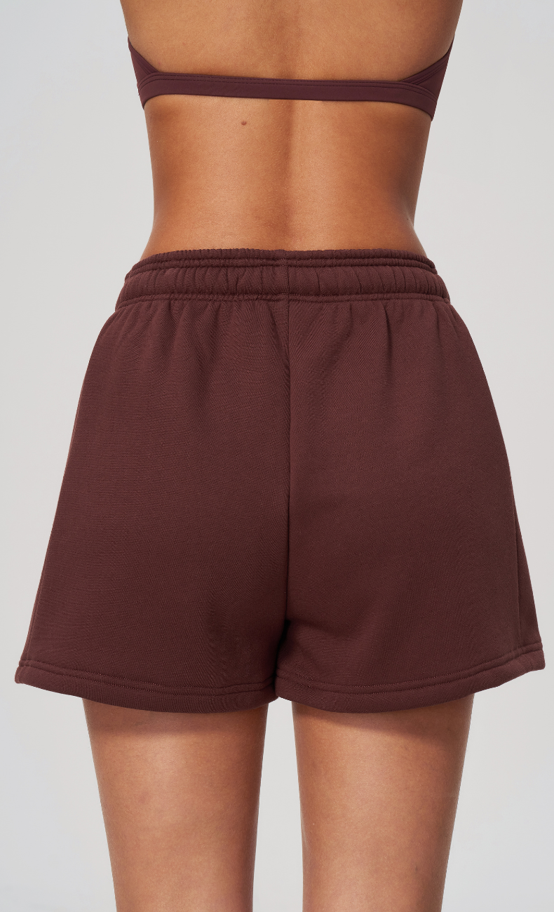 Hailey Cotton Blend Relaxed Sweat Shorts