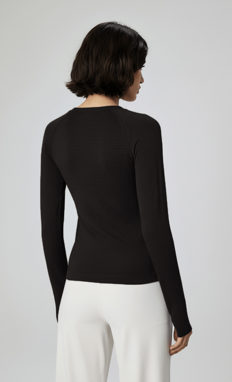 WOO YOGA Tops & Tees Nora CozyFit Long Sleeve with Thumbhole 