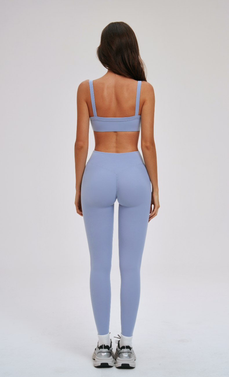 Blake Sports Bra & High Waisted Leggings Workout Set
