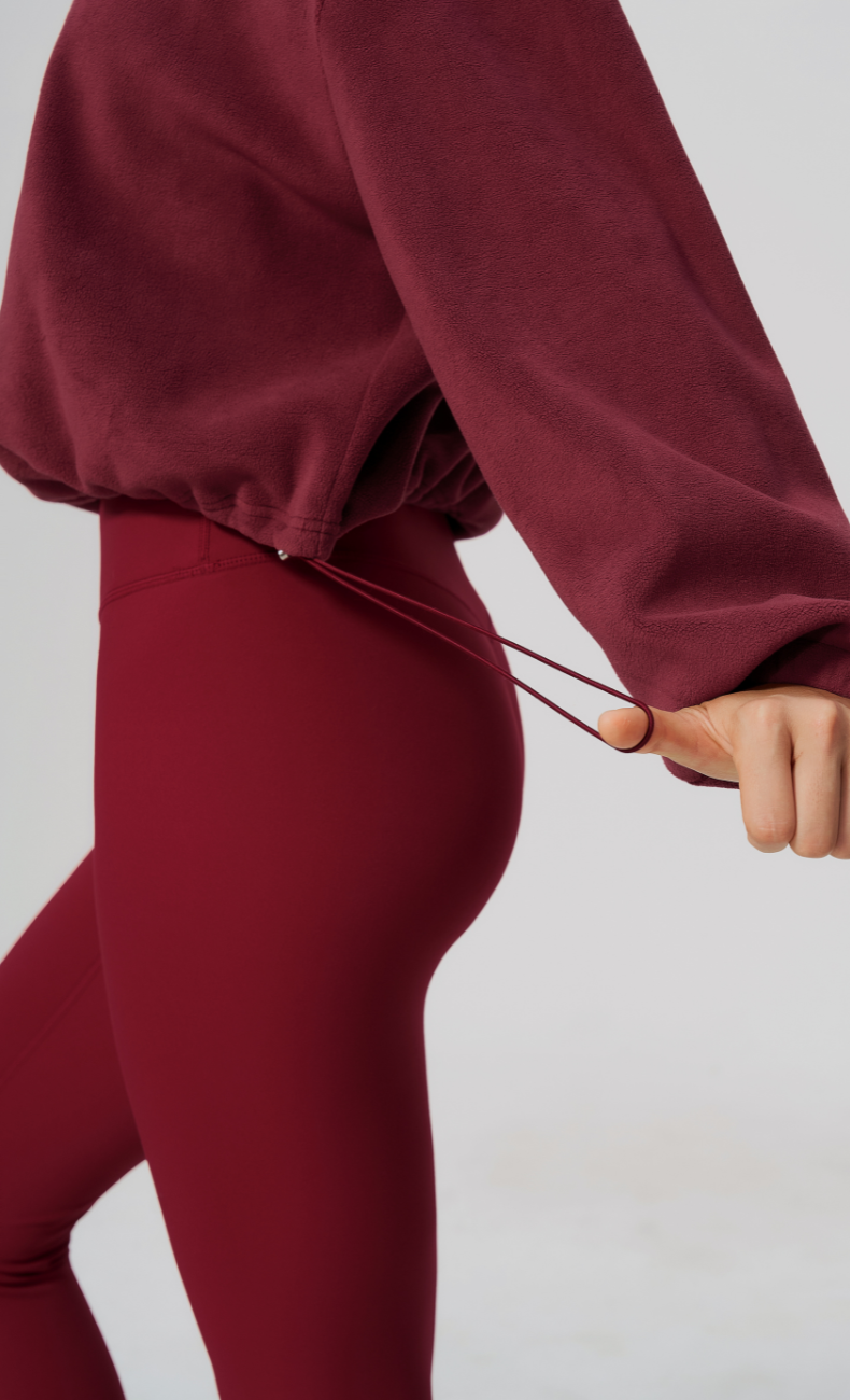 Kaia Double-Sided Fleece Half Zip Pullover