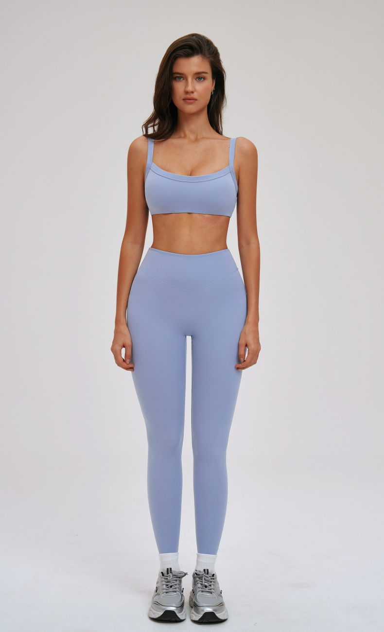 Blake Sports Bra & High Waisted Leggings Workout Set