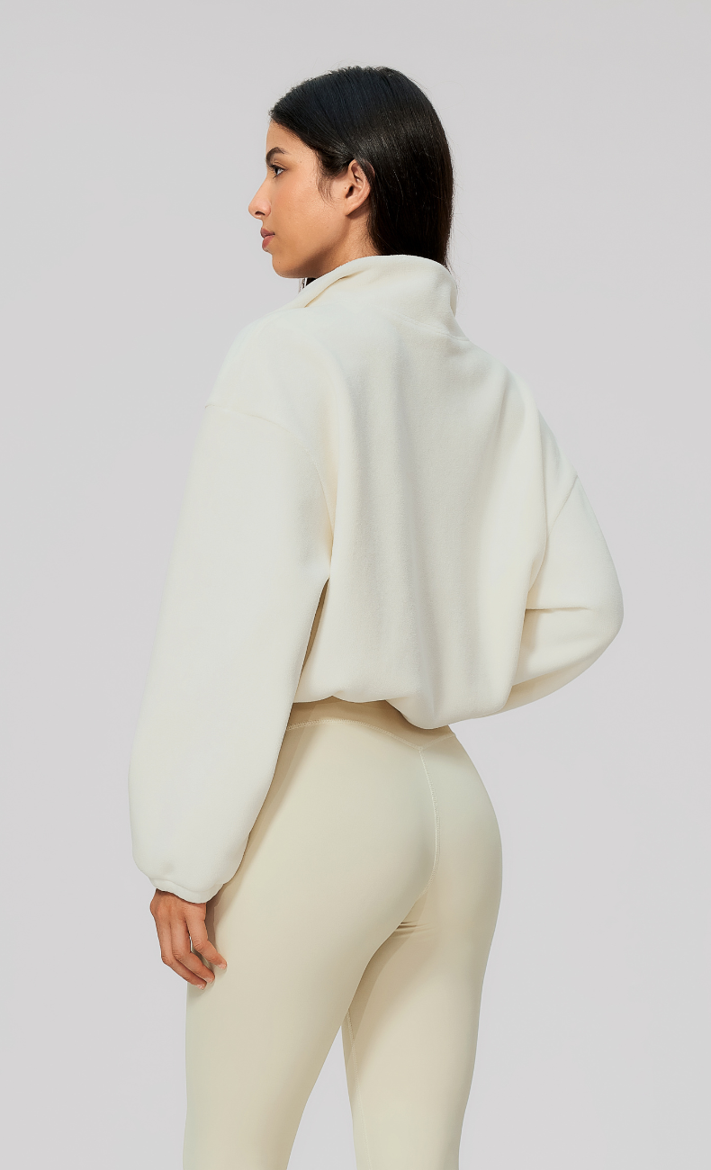 Kaia Double-Sided Fleece Half Zip Pullover