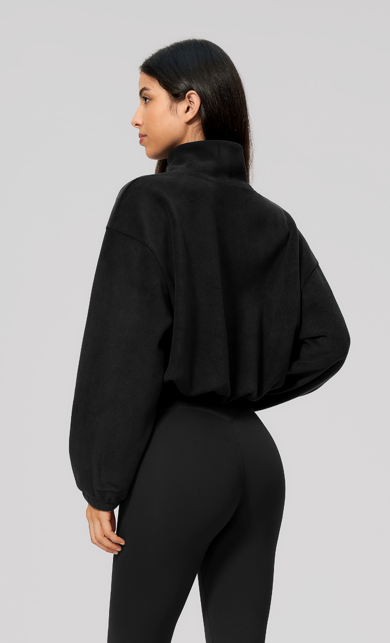 Kaia Double-Sided Fleece Half Zip Pullover
