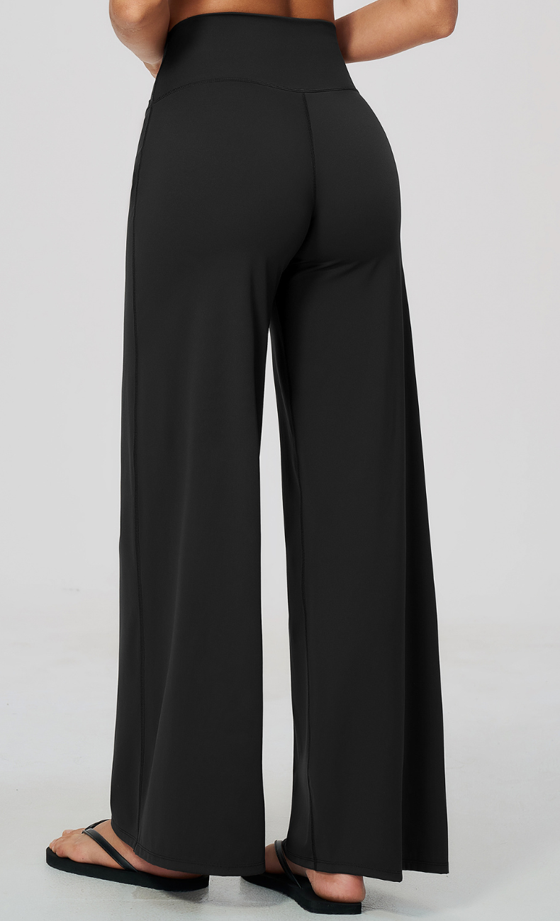Priscilla Cross Waist Wide Leg Pant