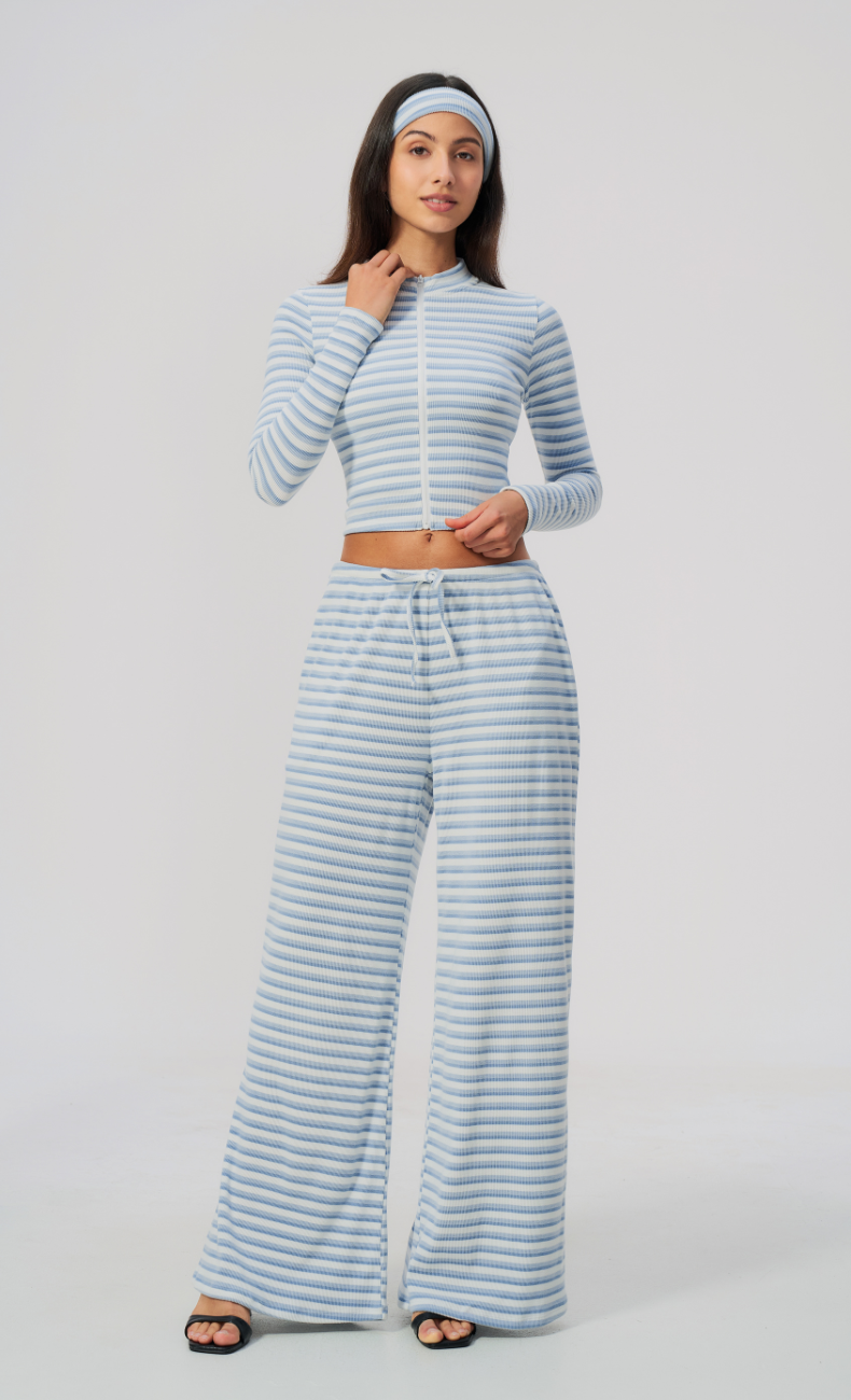 Alix Striped 3-Piece Lounge Set