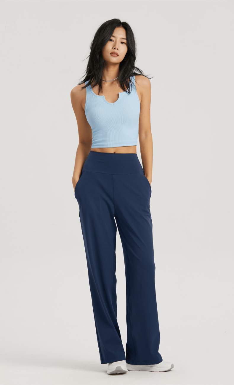 WOO YOGA Sports Bras Dani Butterluxe Built-in Bra Tank Top 