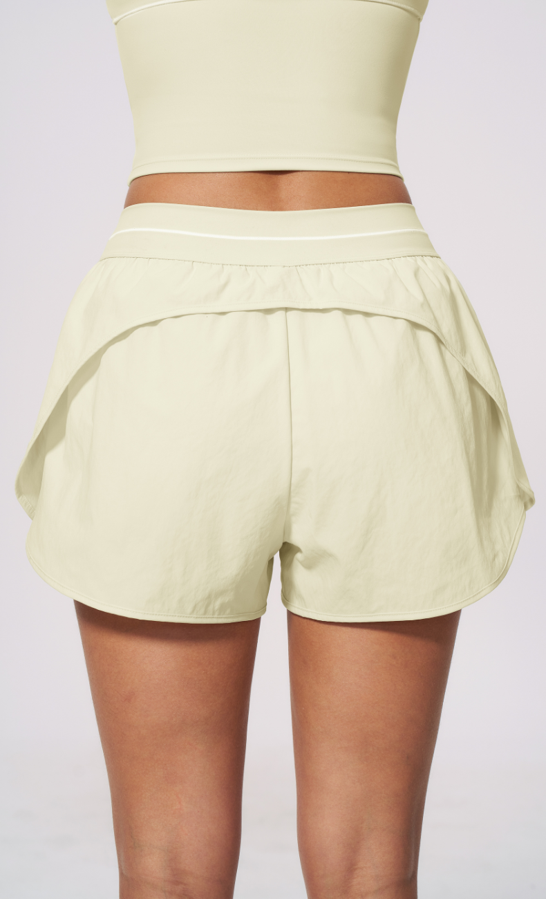 Arielle V-Neck Cami Flowy Shorts Workout Set
