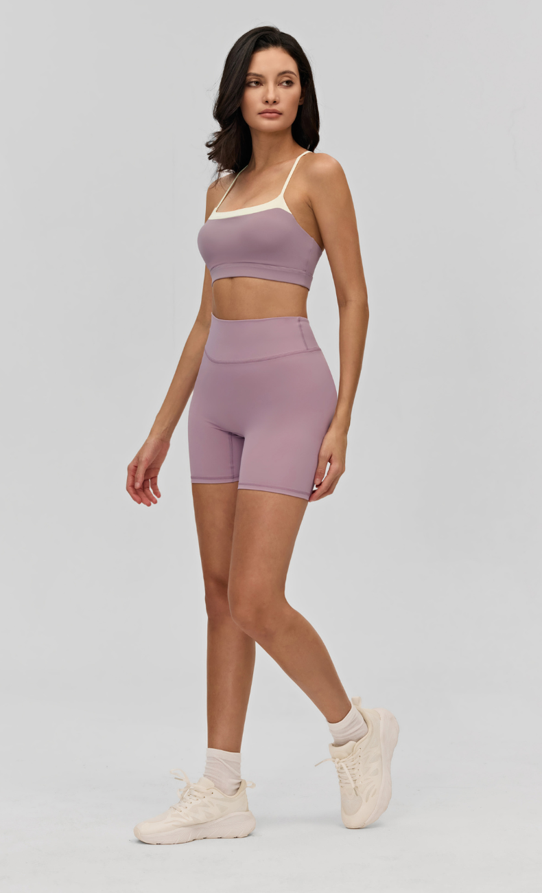 Elodie V-Waist Scrunch Butt Biker Shorts