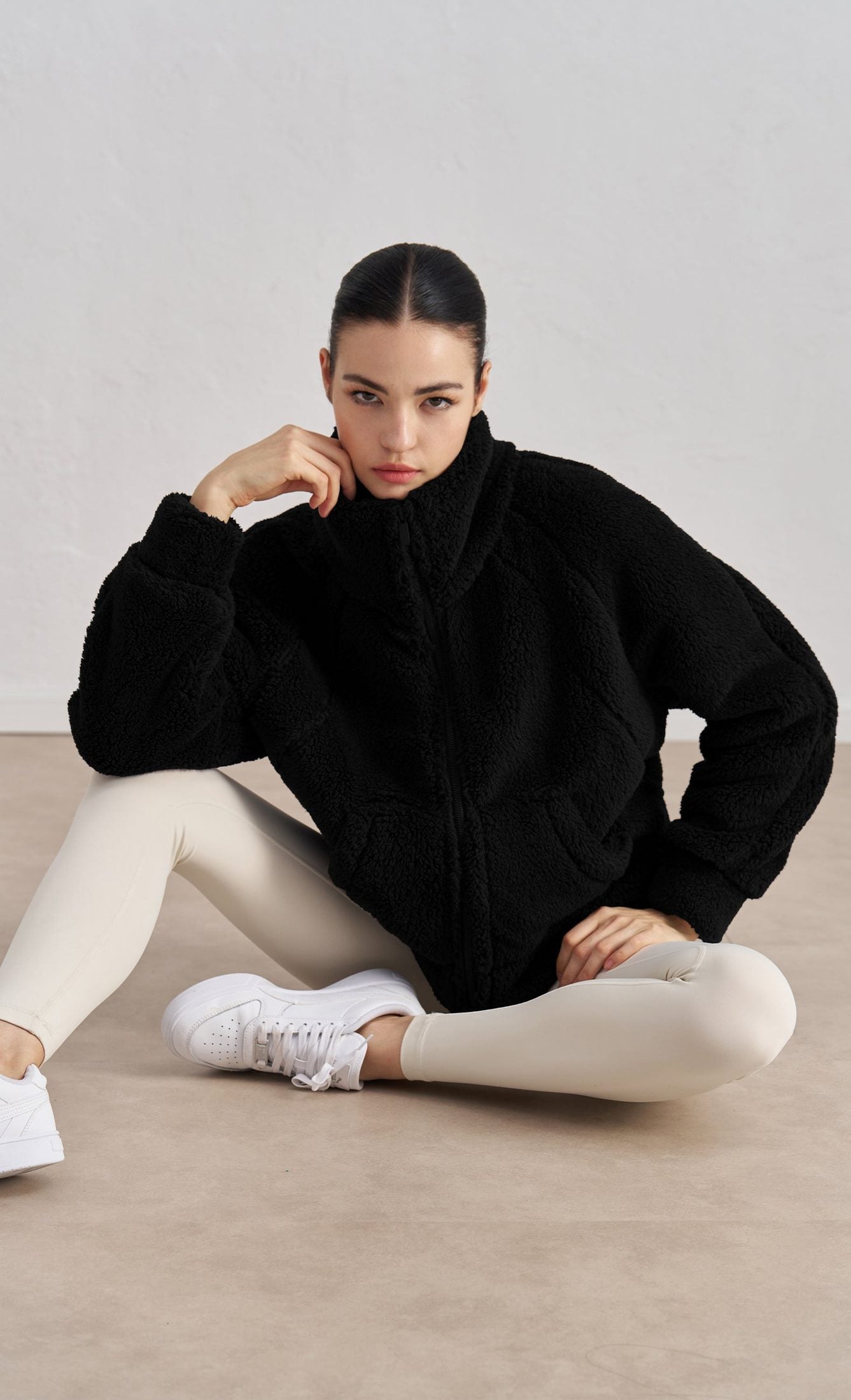 WOO YOGA Jackets Kaia Ultra Lightweight Fleece Jacket 