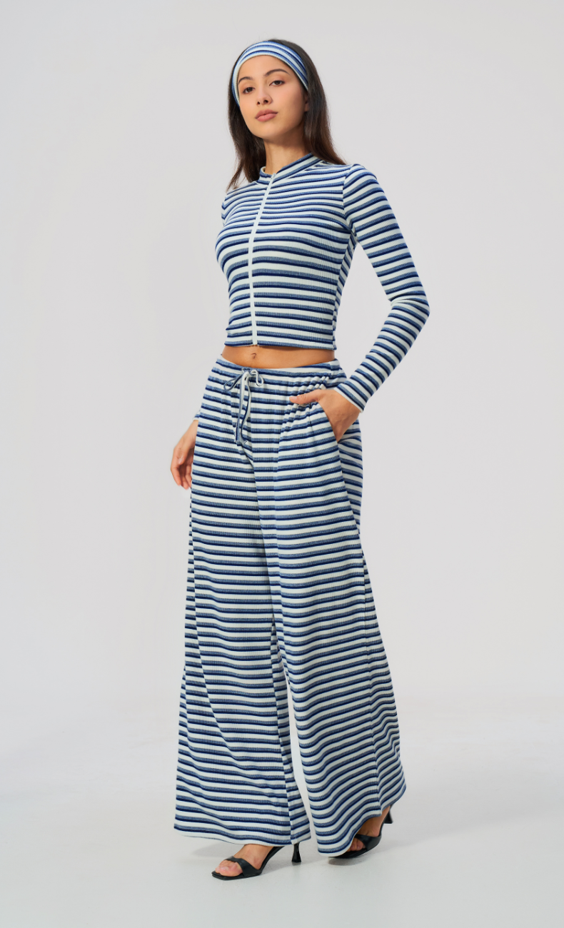 Alix Striped 3-Piece Lounge Set