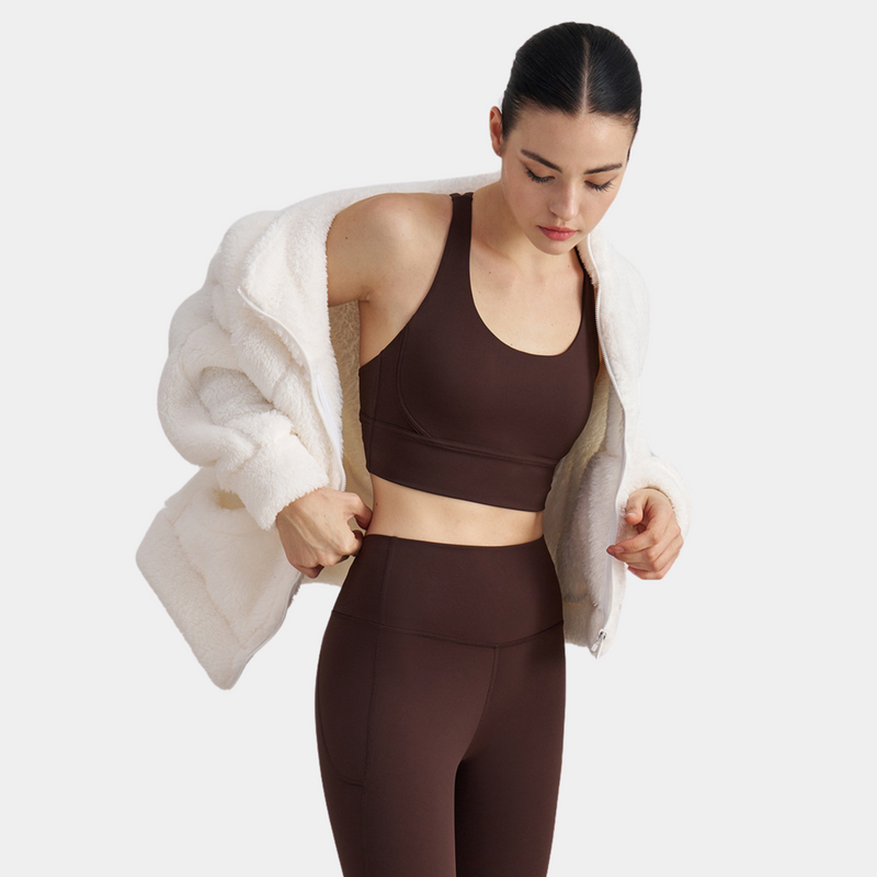 Kaia Cloud Fleece Jacket - WOO YOGA