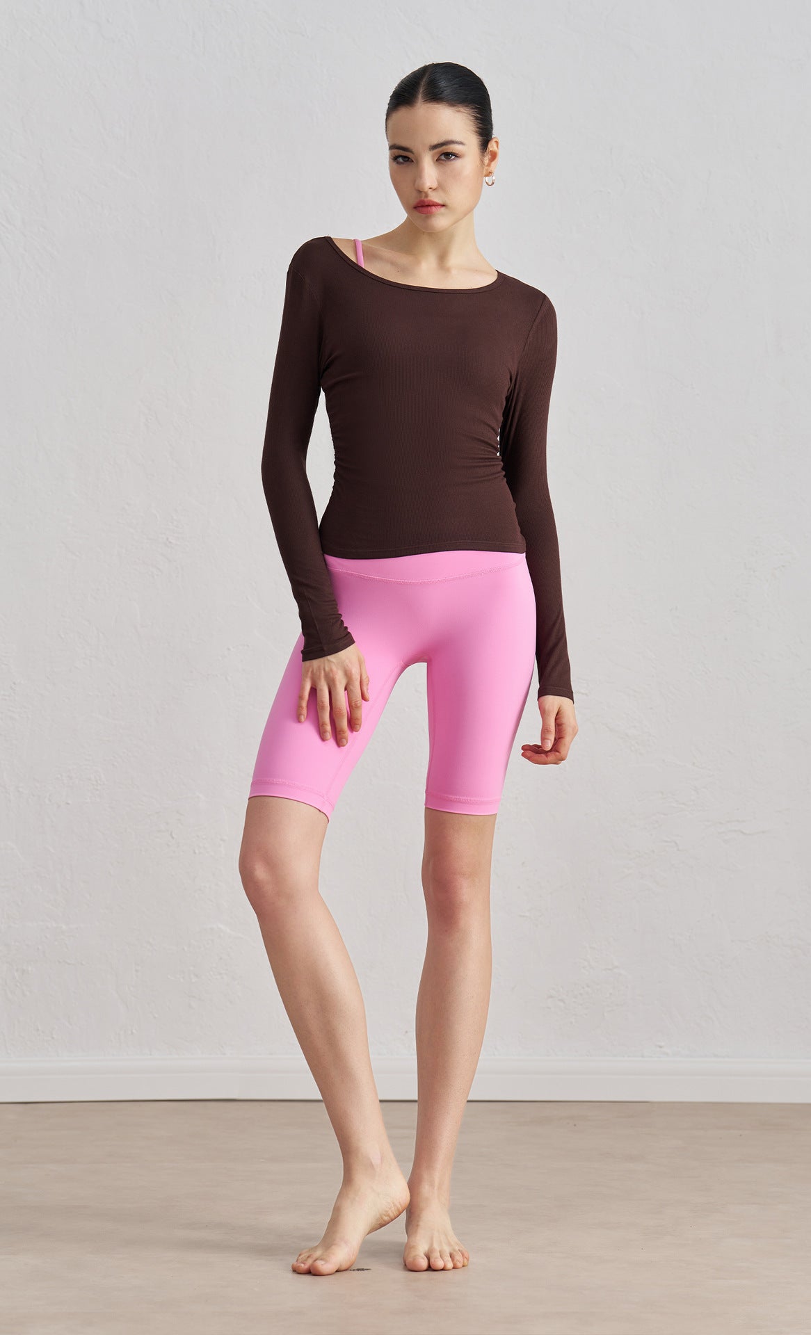 Ava Ribbed Fitness Long Sleeve