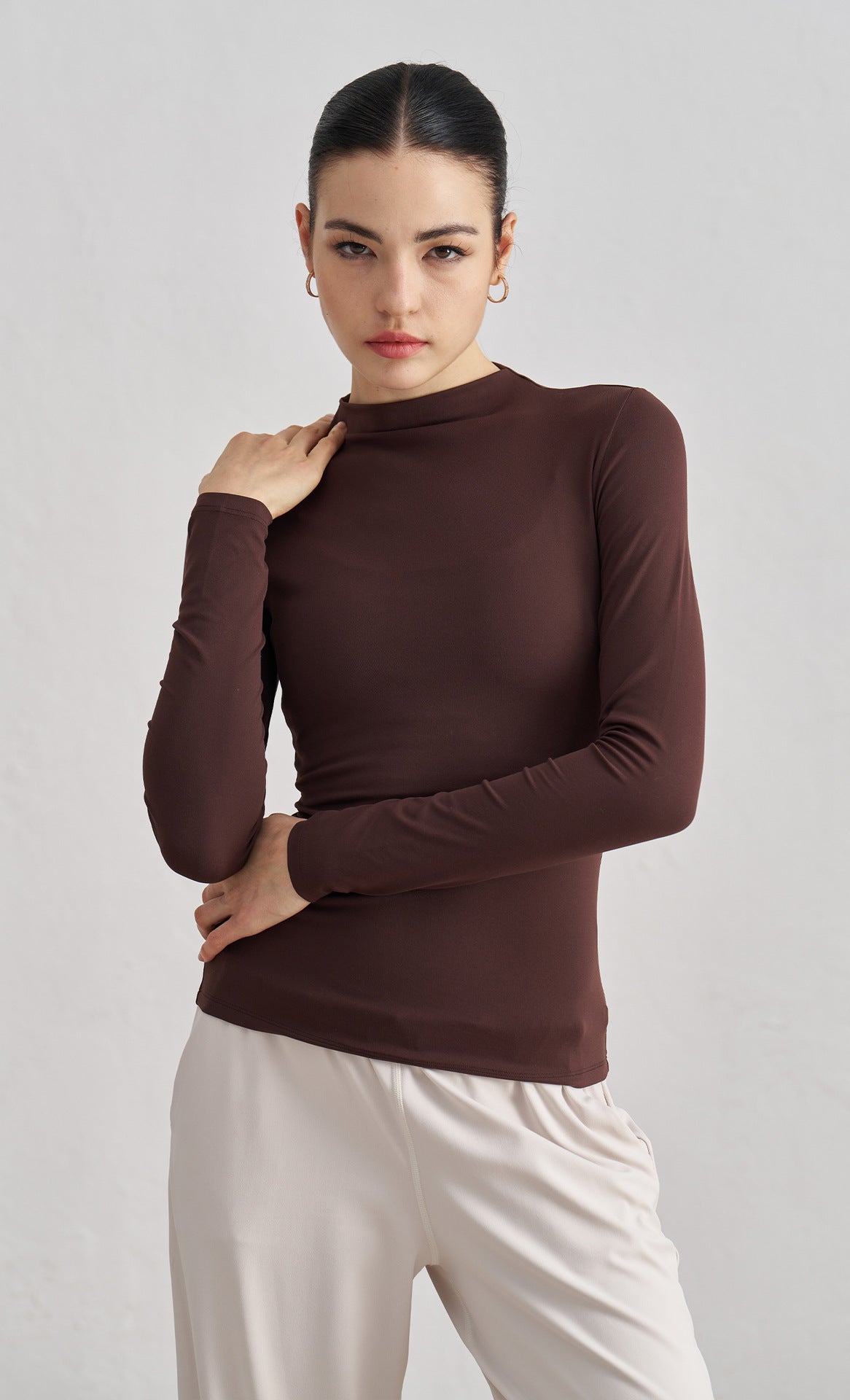 Madeleine High-Stretch Fitness Long Sleeve