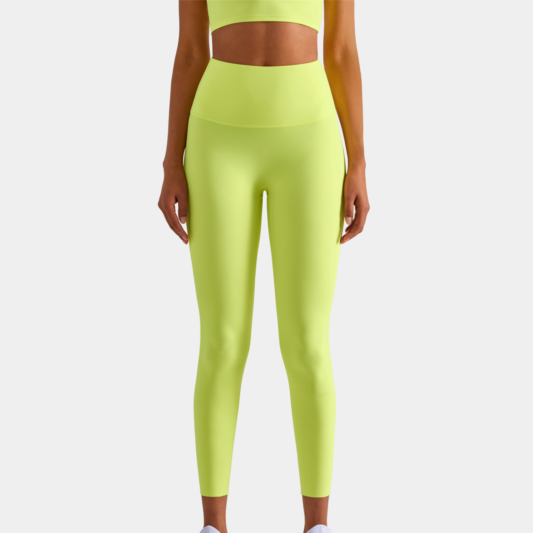 Sophia HIGH-WAIST Yoga Legging - Fluorescent Orange - WOO YOGA